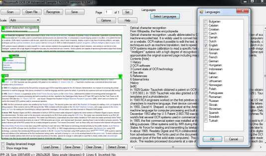Pictures · Nicomsoft OCR SDK 7.0.885