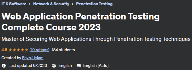 Pictures · Udemy — Web Application Penetration Testing Complete Course 2023 2023-6