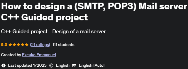 Pictures · Udemy — How to design a (SMTP, POP3) Mail server C++ Guided project 2023-1
