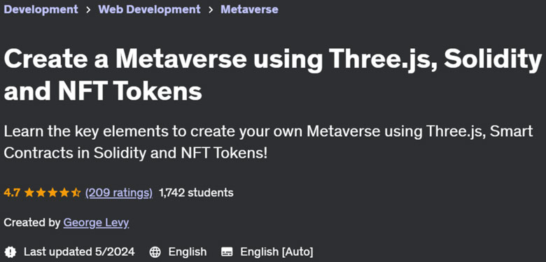 Pictures · Udemy — Create a Metaverse using Three.js, Solidity and NFT Tokens 2022-4