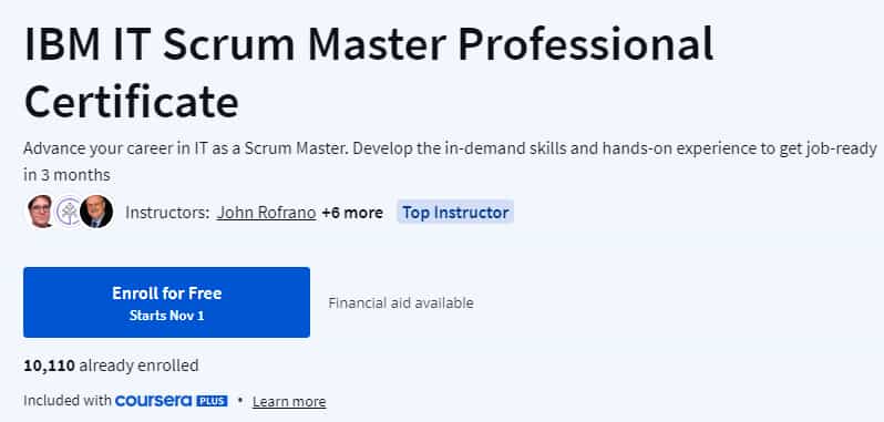 Pictures · IBM IT Scrum Master Professional Certificate 2024-11