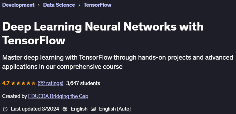 Pictures · Udemy — Deep Learning Neural Networks with TensorFlow 2024-3