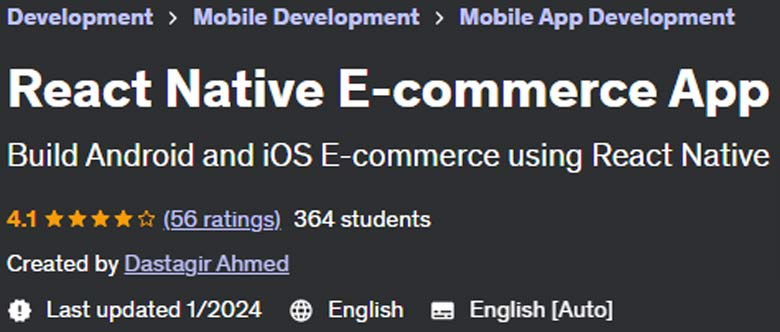 Pictures · React Native E-commerce App 2023-7