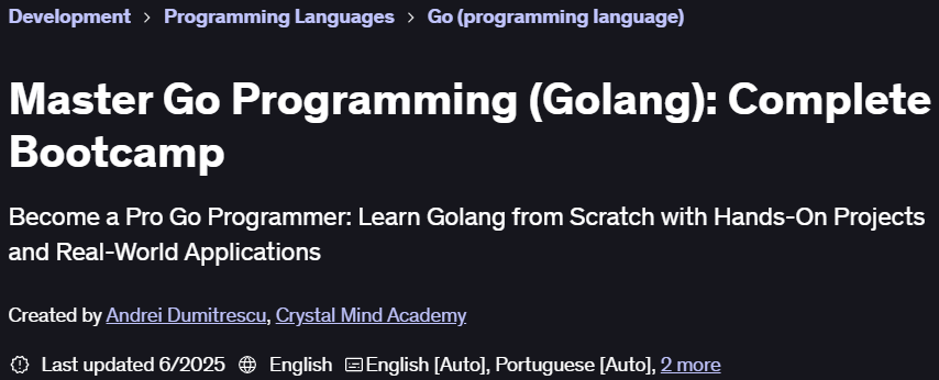 Pictures · Udemy — Master Go Programming (Golang): Complete Bootcamp 2023-3