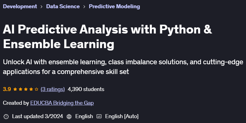 Pictures · AI Predictive Analysis with Python & Ensemble Learning 2024-3