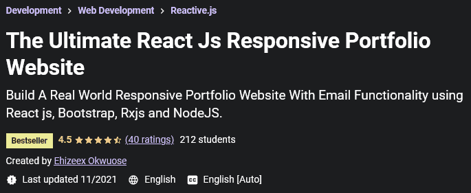 Pictures · Udemy — The Ultimate React Js Responsive Portfolio Website 2021-9