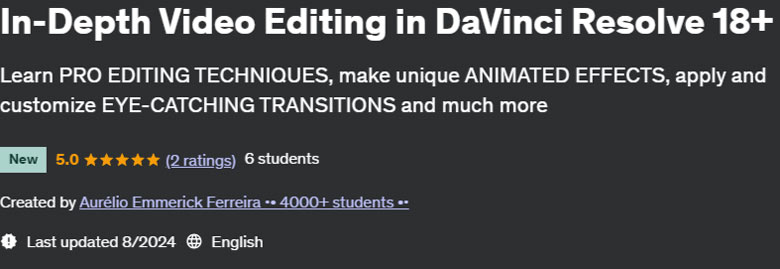Pictures · Udemy — In-Depth Video Editing in DaVinci Resolve 18+ 2024-8