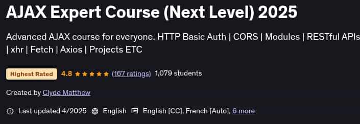 Pictures · Udemy — AJAX Expert Course (Next Level) 2025 2025-4