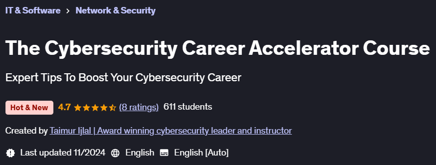 Pictures · Udemy — The Cybersecurity Career Accelerator Course 2024-11