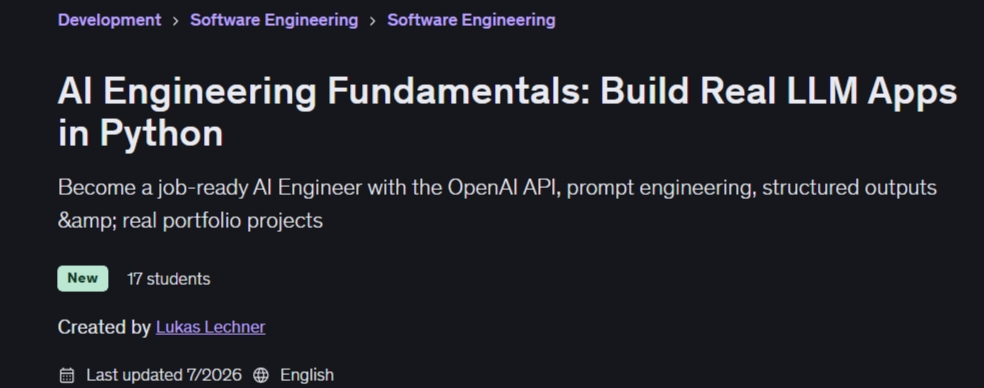 Bilder · AI Ingenieur Grundlagen: Bauen Sie echte LLM-Apps in Python 2026-7