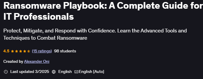 Pictures · Ransomware Playbook: A Complete Guide for IT Professionals 2024-12