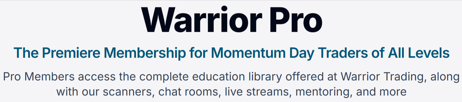 Изображения · Warrior Trading – Warrior Pro: Комплексная торговая образовательная программа для трейдеров на любом уровне 2025-4