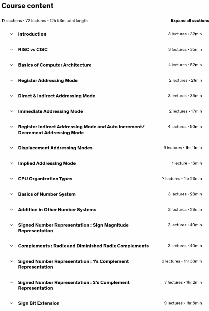 Course topics · Computer Organization and Architecture – Part 3 2022-9
