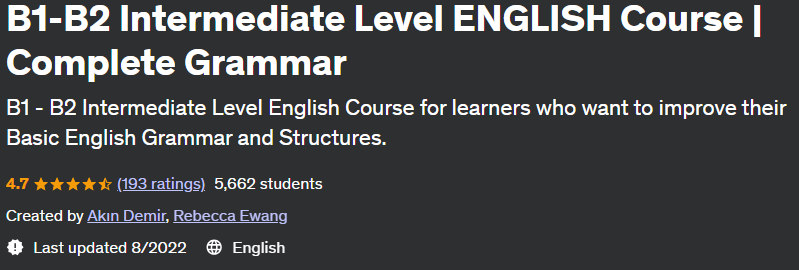 Pictures · Udemy — B1-B2 Intermediate Level ENGLISH Course | Complete Grammar 2022-6