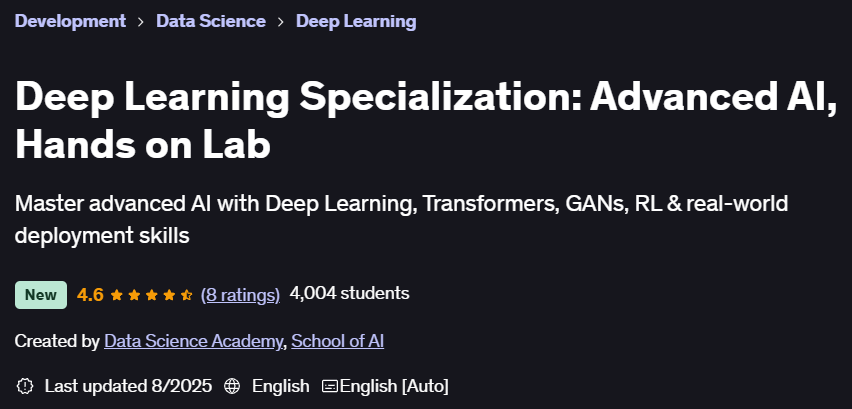 Pictures · Udemy — Deep Learning Specialization: Advanced AI, Hands on Lab 2025-8