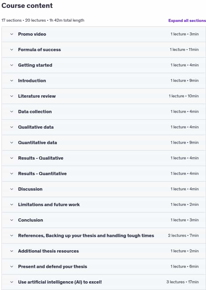 Course topics · Ultimate Academic Writing: AI Research tools + Essay Writing 2024-4
