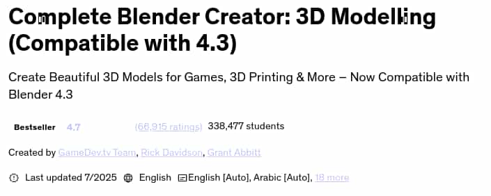 Pictures · Udemy — Complete Blender Creator: 3D Modelling (Compatible with 4.3) 2025-7