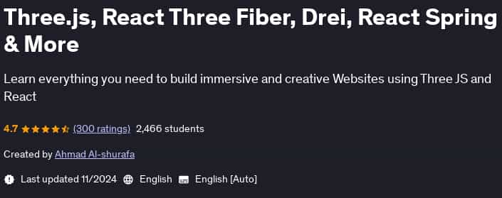 Pictures · Three.js, React Three Fiber, Drei, React Spring & More 2024-11