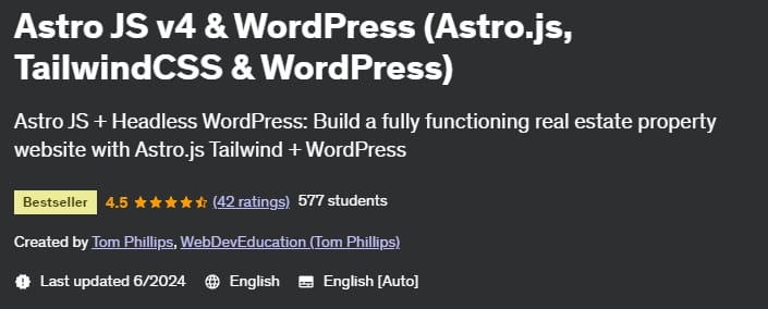 Pictures · Udemy — Astro JS v4 & WordPress (Astro.js, TailwindCSS & WordPress) 2024-3