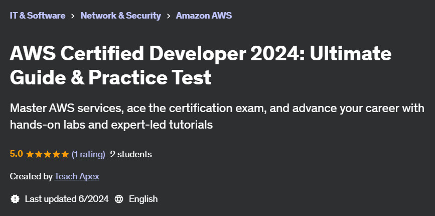 Pictures · AWS Certified Developer 2024: Ultimate Guide & Practice Test 2024-6