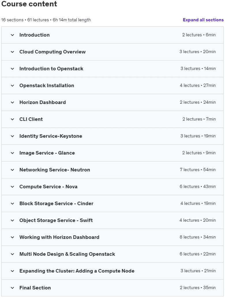 Course topics · OpenStack Essentials 2020-7