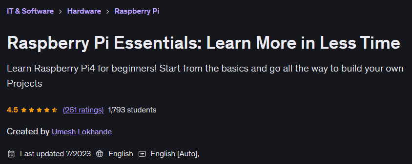 Bilder · Raspberry Pi Essentials: Lernen Sie mehr in weniger Zeit 2023-7