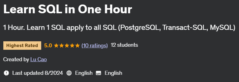Pictures · Learn SQL in One Hour 2024-8