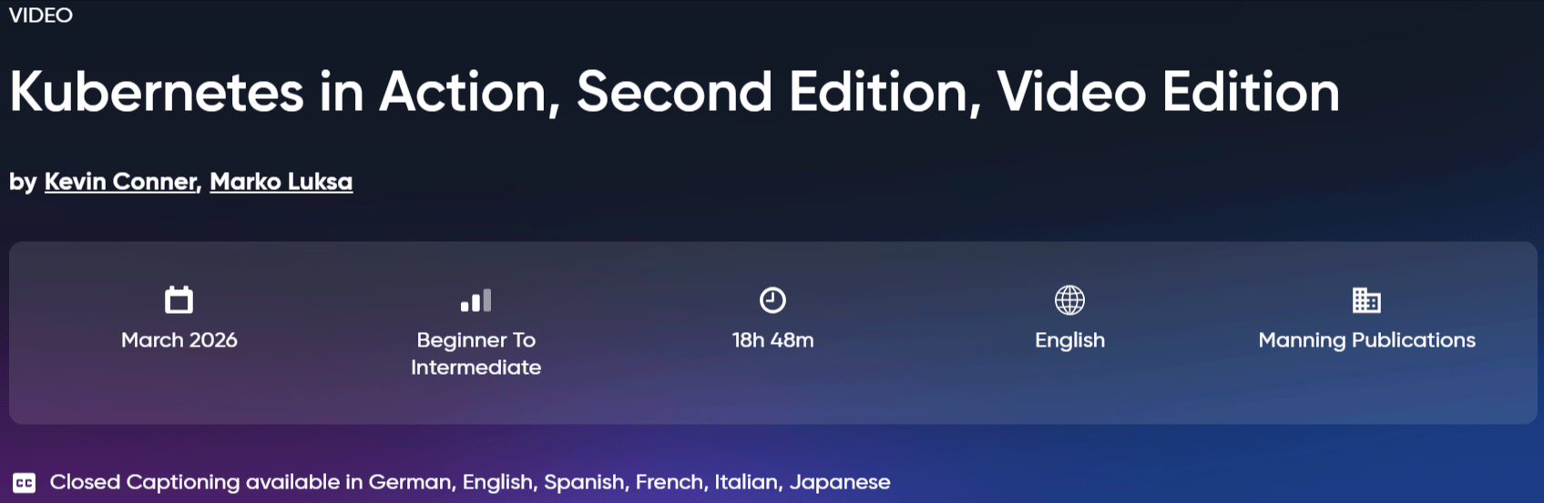 Bilder · Oreilly – Kubernetes in Action, zweite Edition, Video Edition 2026-3