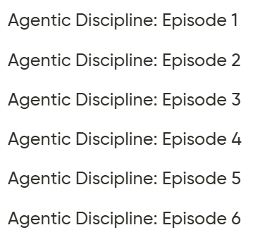 Kursthemen · Oreilly - sauber AI: Agent Disziplin (Clean Coders Video-Serie) 2026-7