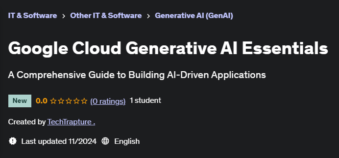 Pictures · Udemy — Google Cloud Generative AI Essentials 2024-10