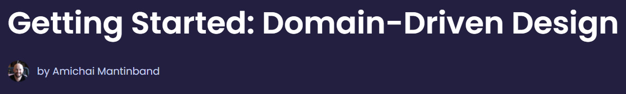 Bilder · Dometrain – Beginn: Domain-Driven Design 2024-5