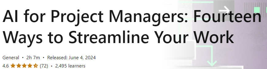 Pictures · LinkedIn — AI for Project Managers: Fourteen Ways to Streamline Your Work 2024-6