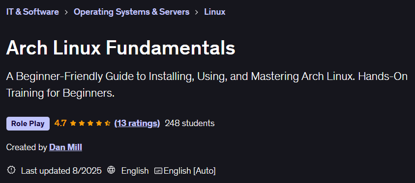 Imágenes · Arch Linux Fundamentos 2025-6
