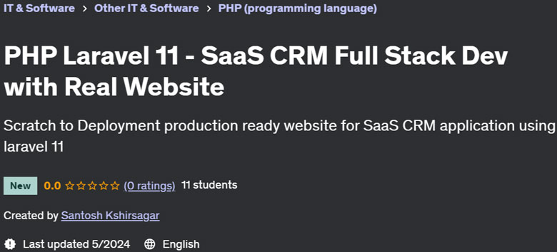 Pictures · PHP Laravel 11 – SaaS CRM Full Stack Dev with Real Website 2024-5