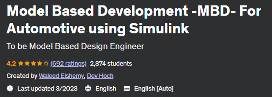 Pictures · Udemy — Model Based Development -MBD- For Automotive using Simulink 2023-2