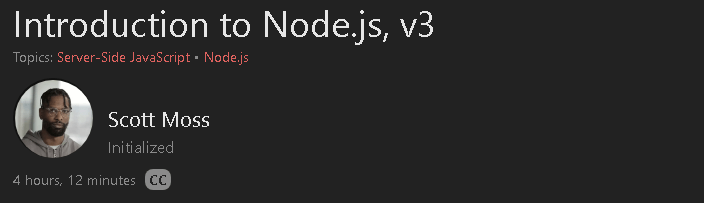 Pictures · Frontend Masters — Introduction to Node.js, v3 2023-8