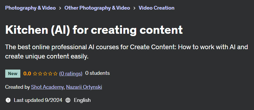 Pictures · Kitchen (AI) for creating content 2024-9