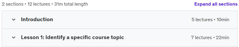 Course topics · Udemy — How to Create Online Course with ChatGPT Prompt Templates 2023-3