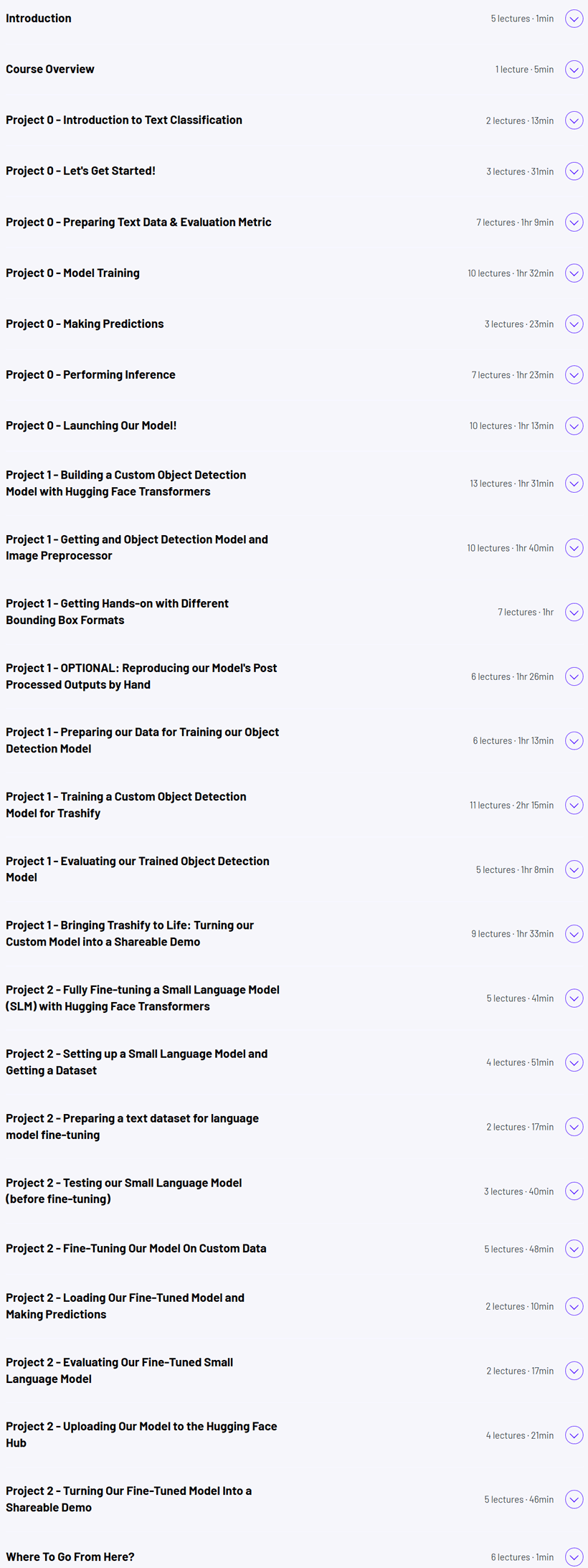 Course topics · ZerotoMastery – Machine Learning with Hugging Face Bootcamp: Zero to Mastery 2026-6