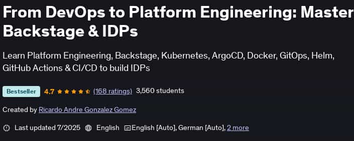 Bilder · Von DevOps zu Plattform Engineering: Master Backstage & IDPs 2025-7