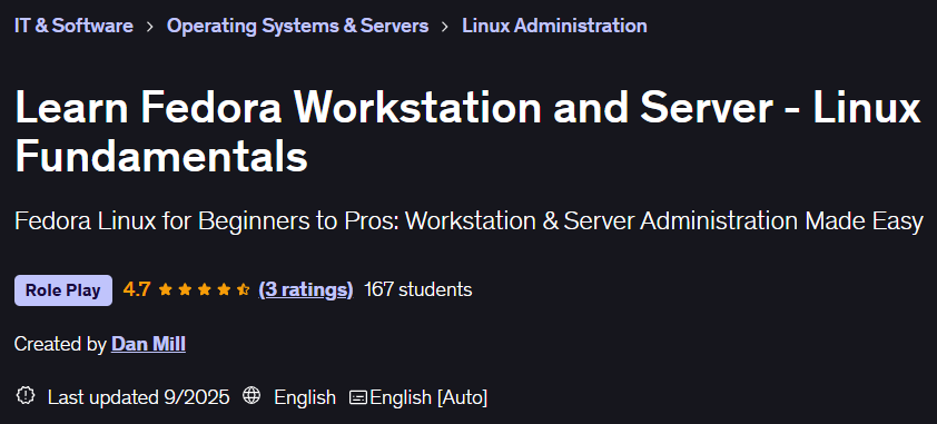 Bilder · Lernen Sie Fedora Workstation und Server - Linux Grundlagen 2025-6