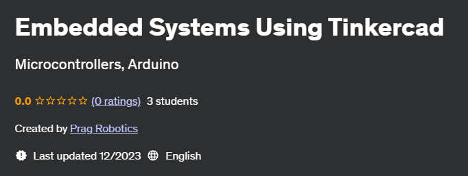 Pictures · Embedded Systems Using Tinkercad 2023-12