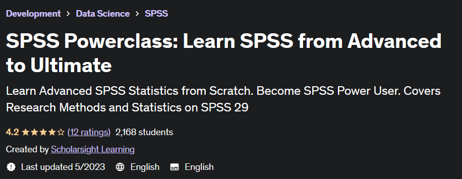 Pictures · Udemy — SPSS Powerclass: Learn SPSS from Advanced to Ultimate 2023-1