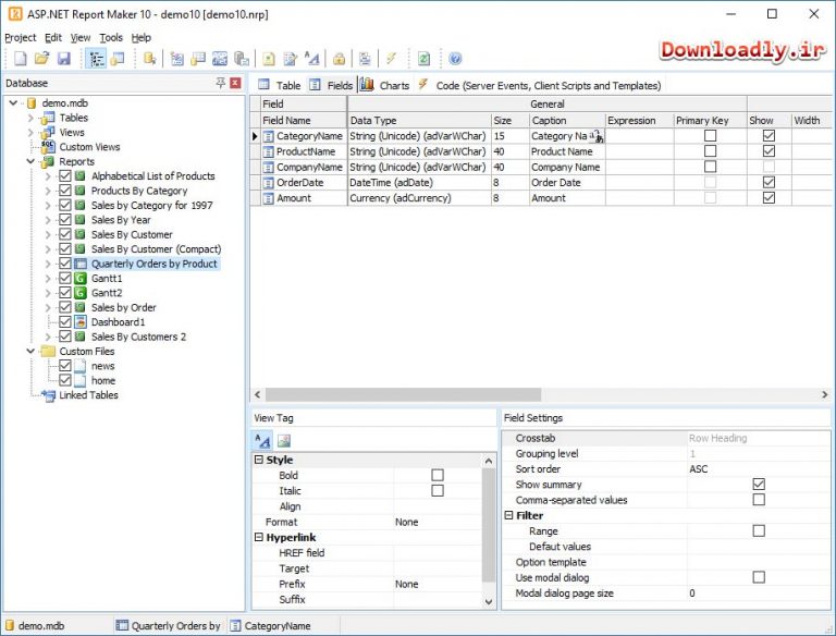 Pictures · e.World Tech ASP.NET Report Maker 12.0.1