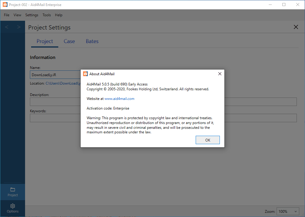 Pictures · Aid4Mail Enterprise 5.0.5 Build 690