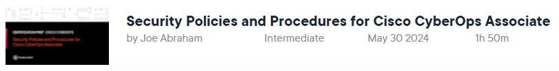 Pictures · Security Policies and Procedures for Cisco CyberOps Associate 2024-5