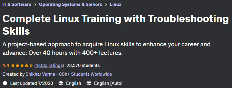 Pictures · Udemy — Complete Linux Training with Troubleshooting Skills 2023-7