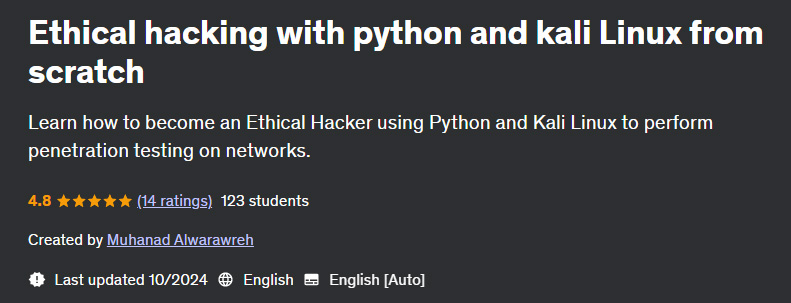 Pictures · Ethical hacking with python and kali Linux from scratch 2024-10