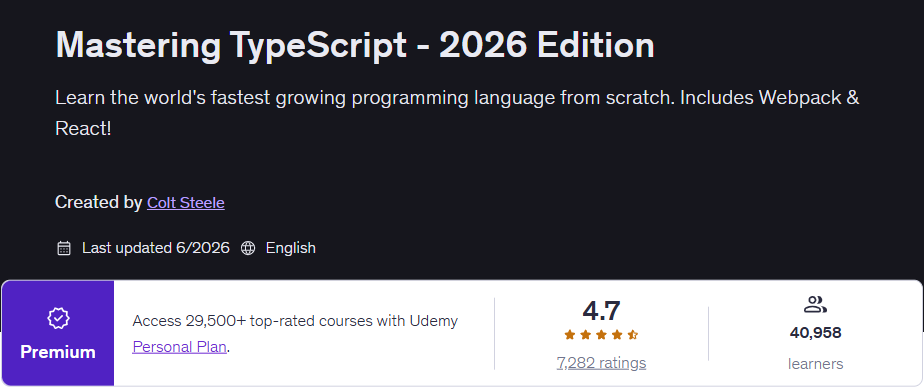 الصور · المهندسين TypeScript – 2026 الطبعة 2026-6