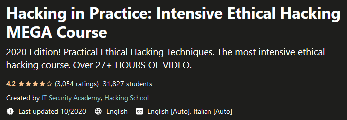 Pictures · Udemy — Hacking in Practice: Intensive Ethical Hacking MEGA Course 2020-10/2021-3